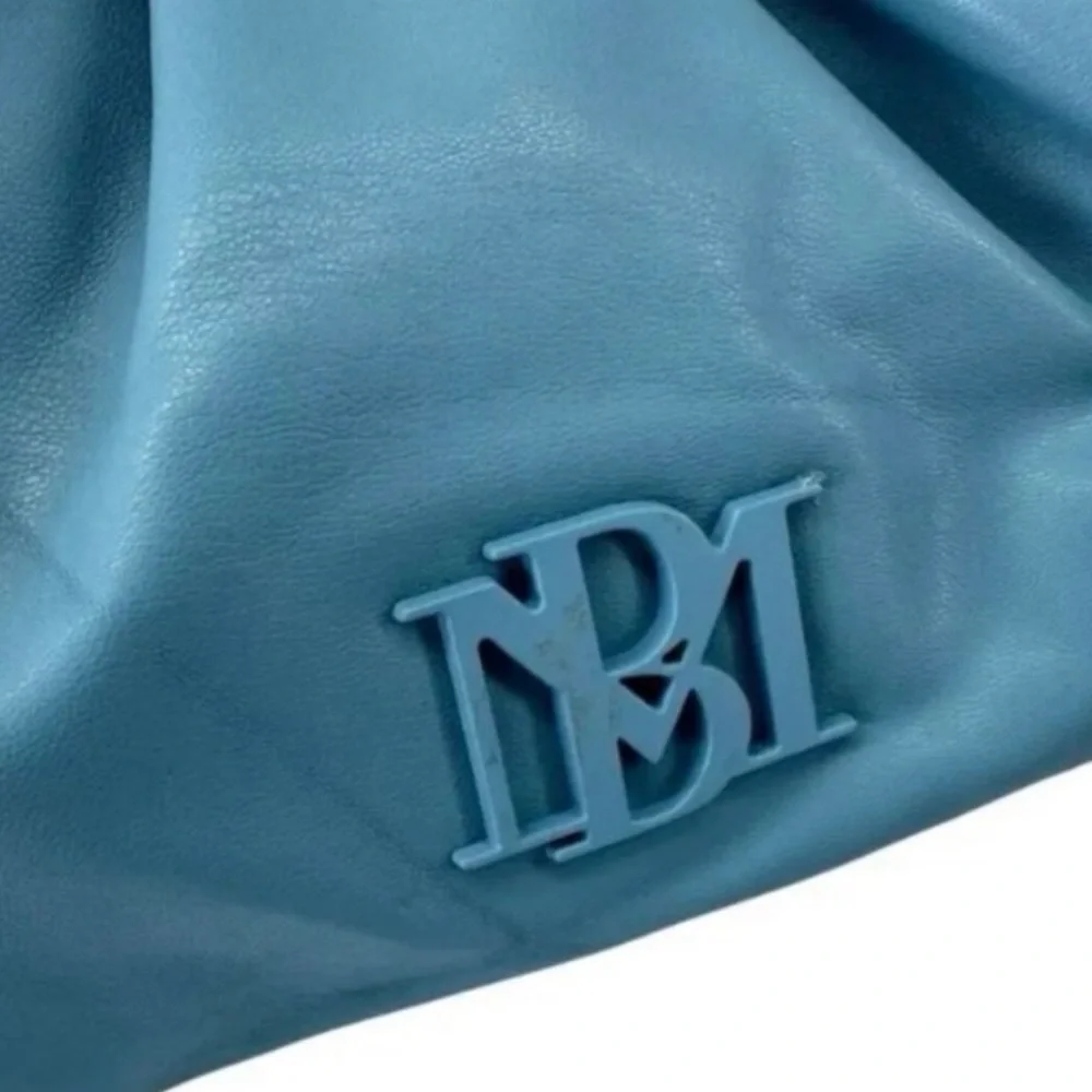 NWT Badgley Mischka Blue Dumpling Clutch